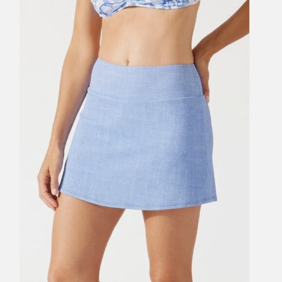 NWT Tommy Bahama Island Cays Skort in Blue Size XS Swimwear Active - Picture 5 of 13